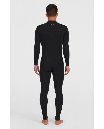 Hombre con traje de surf O'Neill Epic 3/2mm Negro con cremallera en el pecho