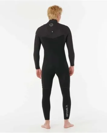 Hombre con Traje de Surf sin cremallera Rip Curl Flashbomb Pro 4/3mm Negro 