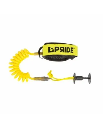 Invento para bodyboard Pride Tristan Roberts Biceps Leash 8MM PPS Negro/Amarillo