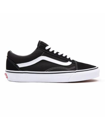 Zapatillas Vans Old Skool Negras con banda lateral sidestripe blanca Unisex 