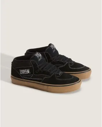 Zapatillas de Skate Vans Half Cab color Negro-Goma-Blanco para hombre 