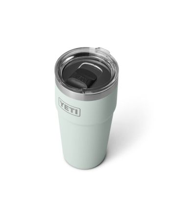 Vaso termo Yeti Rambler 20oz Stackable Cup color verde gris Ridgeline con tapa MagSlider™