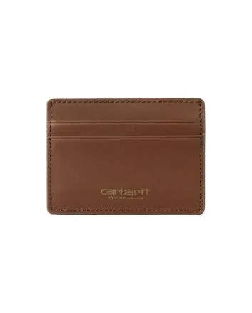 Cartera Tarjetero Carhartt WIP Vegas Cardholder Marrón Coñac-Dorado Unisex