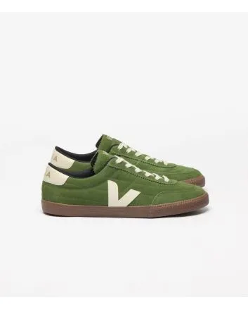Zapatillas de ante Veja Panenka Suede Verde Militar, Beige y Marrón Unisex