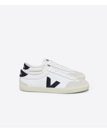 Zapatillas Veja Volley Canvas color Blanco y Negro Unisex