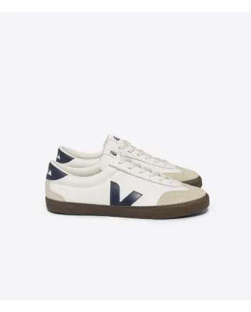 Zapatillas Veja Volley Leather White Nautico Bark Unisex 