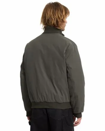 Hombre con Cazadora Volcom Damerman Bomber color negro Rinsed Black 