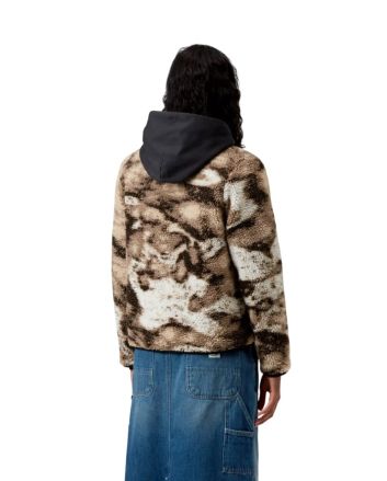 Mujer con forro polar Carhartt WIP W' Janet Liner Wild Dog Jacquard-Negro