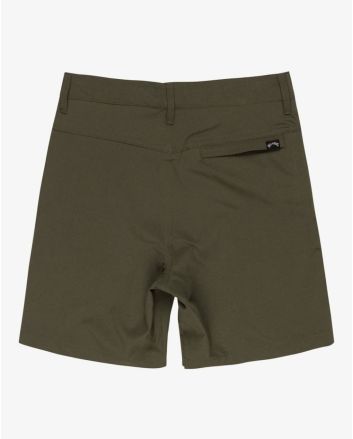 Bermudas Billabong Youth Surftrek Transport 16'' verde militar para chico 8-16 años