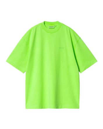 Camiseta de manga corta Carhartt WIP W' SS Lumo T-Shirt Lumo Verde (Garment Dyed) para mujer