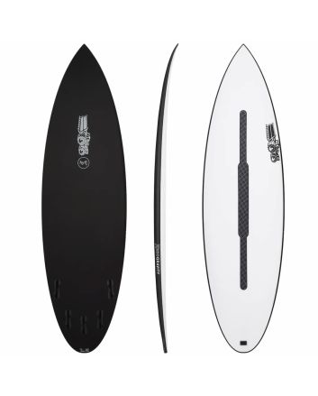 Tabla de Surf JS Industries Xero Gravity HYFI 3.0 5'10'' 29.5L FCS II 5fin Round Tail Blanco-Negro
