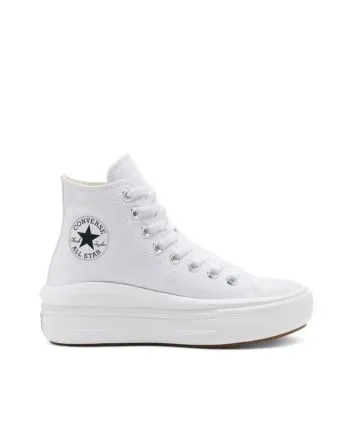 Zapatillas de plataforma Converse Chuck Taylor All Star Move High Top Blancas