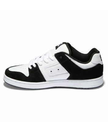 Zapatillas Skate de cuero DC Shoes Manteca 4 Blancas y Negras para hombre