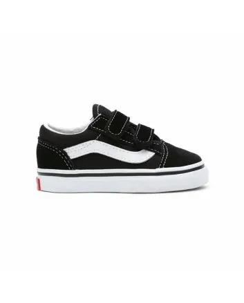 Zapatillas Vans Old Skool V en color negro para niños de 1 a 4 años 
