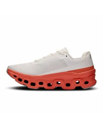 Zapatillas de Running On Cloudmonster Blancas y Naranjas para mujer