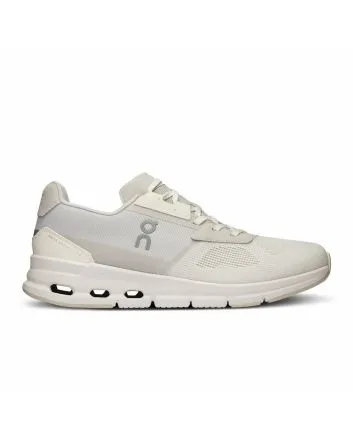 Zapatillas de deporte ON Cloudrift Blanco sin teñir y gris para mujer 