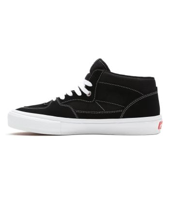 Zapatillas de Skate Vans Half Cab negras y blancas Unisex