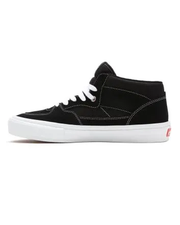 Zapatillas de Skate Vans Half Cab negras y blancas Unisex