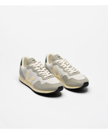 Zapatillas Veganas Veja SDU REC Alveomesh color Gris Claro y Amarillo Mantequilla Unisex