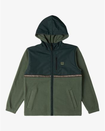 Sudadera con capucha y cremallera Billabong Boundary Lite Verde para chico 8-16 años