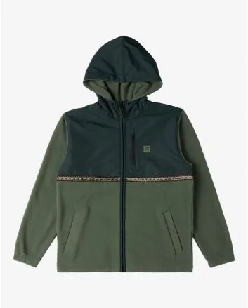 Sudadera con capucha y cremallera Billabong Boundary Lite Verde para chico 8-16 años