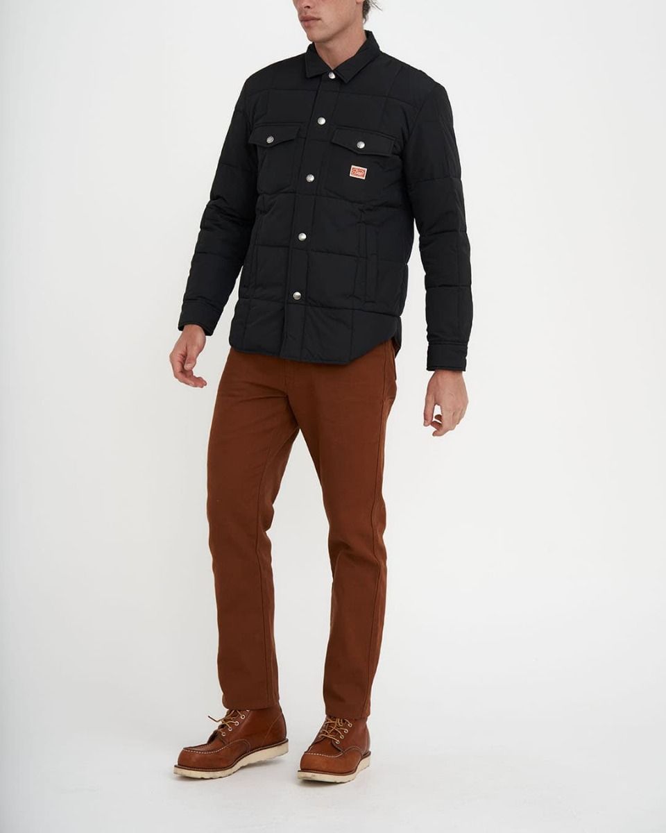 Sobrecamisa acolchada Deus Maxwell Negra Hombre