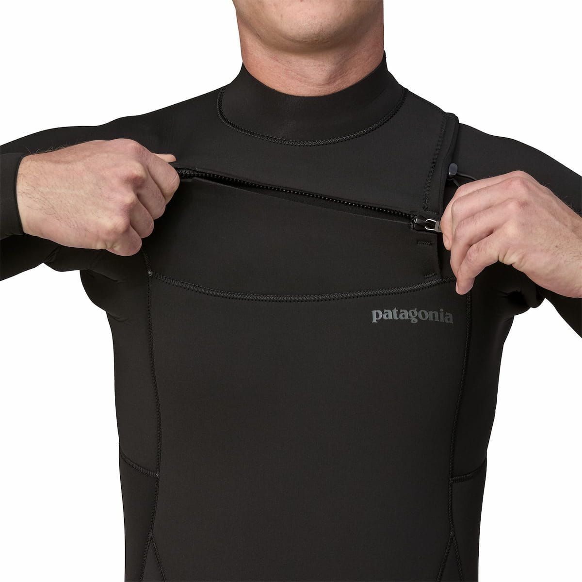 Traje Surf Patagonia R3 Yulex Regulator Front Zip Negro Hombre